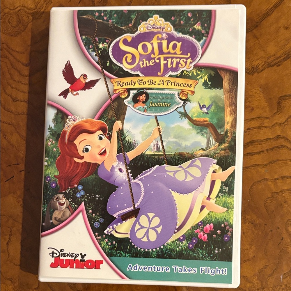 Kids Movie - Disney Junior Sofia the First DVD with Red and Purple Accents